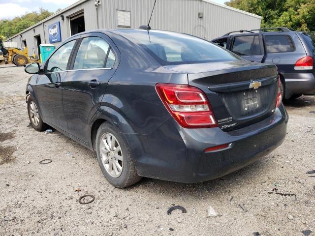 1G1JD5SH1H4123098 - 2017 CHEVROLET SONIC LT CHARCOAL photo 3