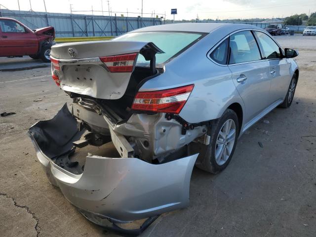 4T1BK1EB3EU121023 - 2014 TOYOTA AVALON BAS SILVER photo 4