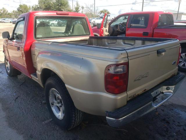 1FTYR10U42PA24717 - 2002 FORD RANGER TWO TONE photo 3