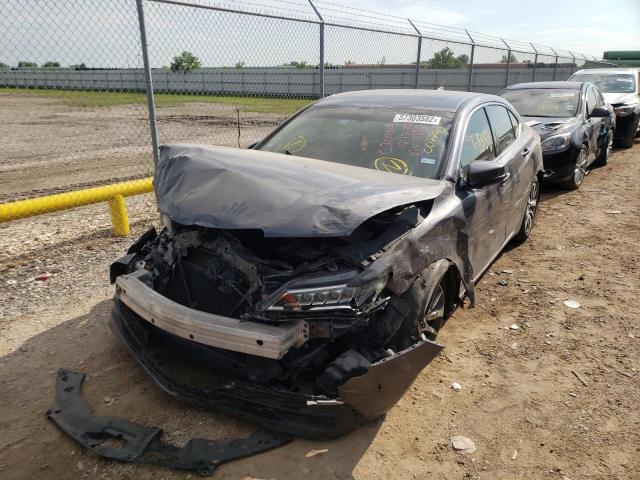 19UUB1F38HA007790 - 2017 ACURA TLX GRAY photo 2