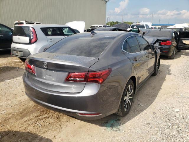 19UUB1F38HA007790 - 2017 ACURA TLX GRAY photo 4