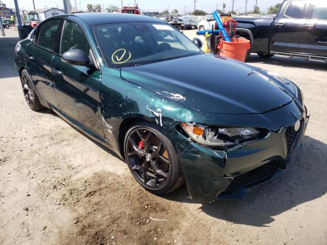 ZARFAMAN7L7633928 - 2020 ALFA ROMEO GIULIA GREEN photo 1