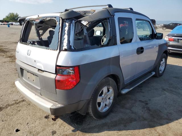 5J6YH28593L023636 - 2003 HONDA ELEMENT EX SILVER photo 4