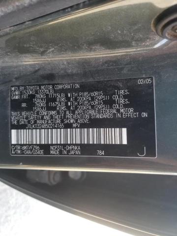 JTLKT324850214165 - 2005 TOYOTA SCION XB Grün Foto 10