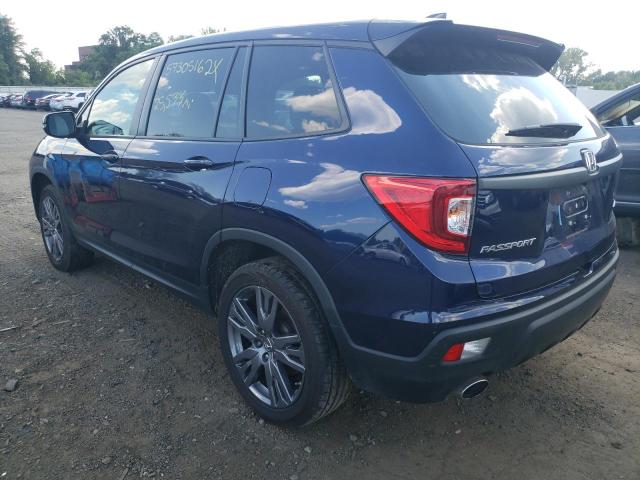 5FNYF8H53LB001522 - 2020 HONDA PASSPORT E 蓝色 照片 3
