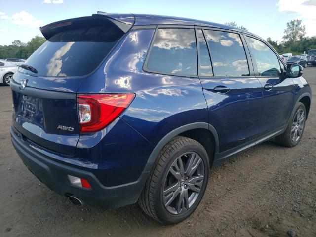 5FNYF8H53LB001522 - 2020 HONDA PASSPORT E 蓝色 照片 4