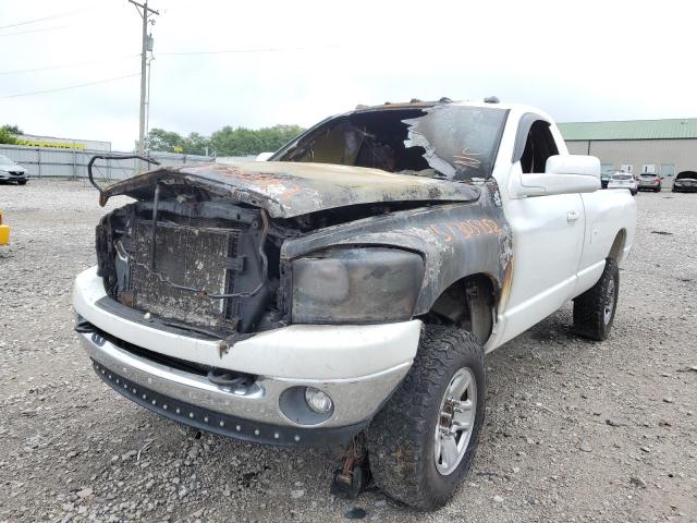 3D7KS26C07G733967 - 2007 DODGE RAM 2500 S WHITE photo 2