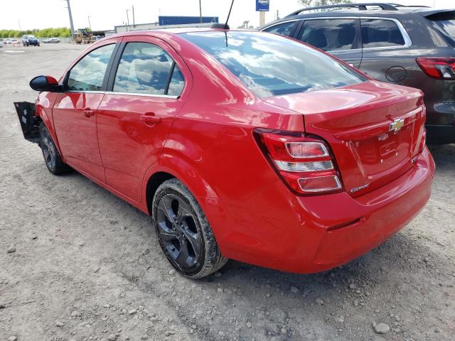 1G1JF5SB9K4129941 - 2019 CHEVROLET SONIC PREM RED photo 3