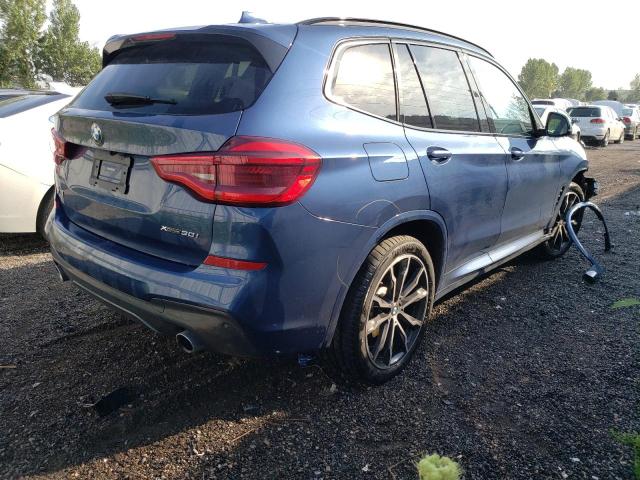 5UXTY5C01M9E82821 - 2021 BMW X3 XDRIVE3 BLUE photo 4