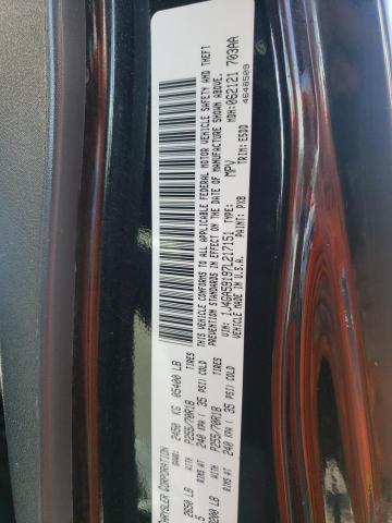 1J4GA59197L217151 - 2007 JEEP WRANGLER S BLACK photo 10