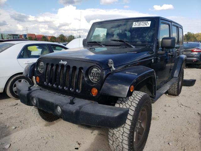 1J4GA59197L217151 - 2007 JEEP WRANGLER S BLACK photo 2