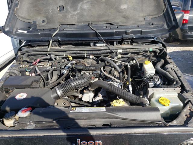 1J4GA59197L217151 - 2007 JEEP WRANGLER S BLACK photo 7