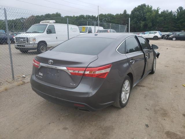 4T1BK1EB7FU155807 - 2015 TOYOTA AVALON XLE GRAY photo 4