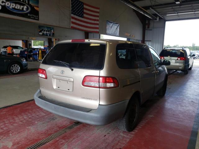 4T3ZF19C71U332572 - 2001 TOYOTA SIENNA CE TAN photo 4