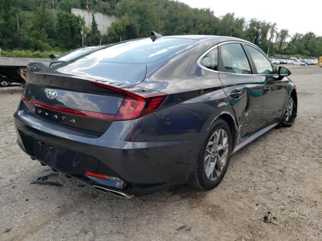 5NPEL4JA7MH069725 - 2021 HYUNDAI SONATA SEL CHARCOAL photo 4