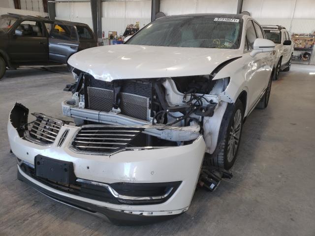 2LMTJ8LR3GBL88546 - 2016 LINCOLN MKX RESERV WHITE photo 2