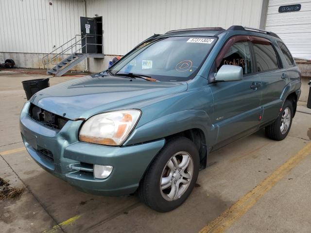 KNDJE723867145910 - 2006 KIA NEW SPORTA TEAL photo 2