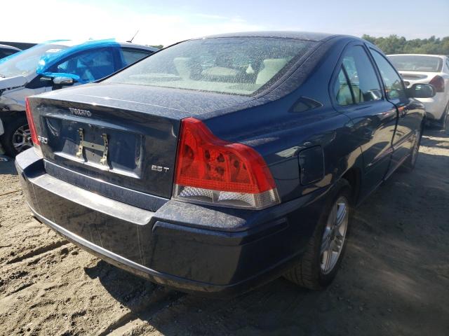 YV1RS592862502023 - 2006 VOLVO S60 2.5T BLUE photo 4