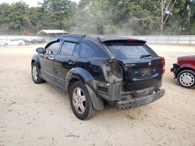 1B3HB48B27D365455 - 2007 DODGE CALIBER SX BLACK photo 3