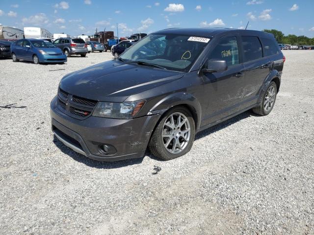 3C4PDCEG3GT212642 - 2016 DODGE JOURNEY R/ GRAY photo 2