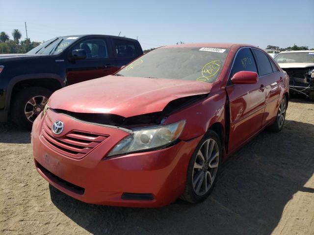 4T1BE46K77U079711 - 2007 TOYOTA CAMRY CE BURGUNDY photo 2