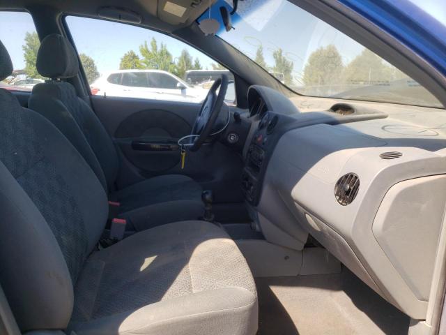 KL1TD62605B496166 - 2005 CHEVROLET AVEO BASE BLUE photo 5