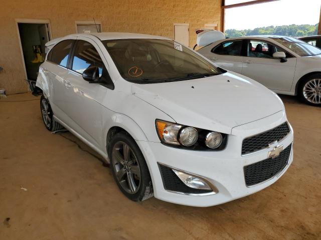 1G1JG5SB0F4208451 - 2015 CHEVROLET SONIC RS WHITE photo 1