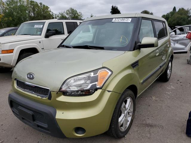 KNDJT2A21A7058781 - 2010 KIA SOUL GREEN photo 2