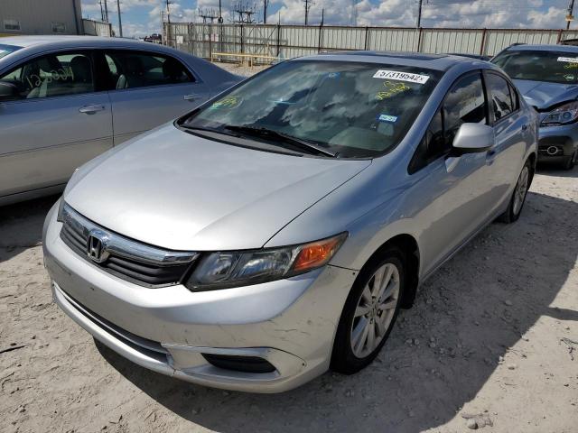 2HGFB2F99CH552183 - 2012 HONDA CIVIC EXL Gümüş foto 2