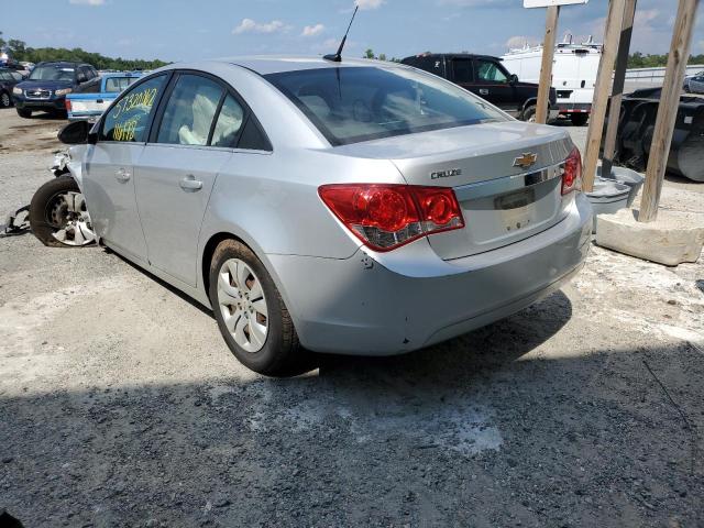 1G1PC5SH5C7174169 - 2012 CHEVROLET CRUZ SILVER photo 3