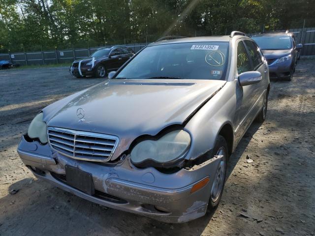 WDBRH81J43F379722 - 2003 MERCEDES-BENZ C 240 SPOR SILVER photo 2