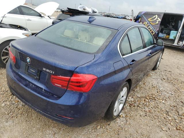 WBA8B9G54HNU48580 - 2017 BMW 330 I BLUE photo 4