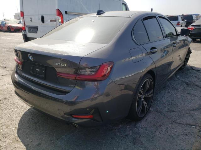 3MW5R1J03N8C55865 - 2022 BMW 330I GRAY photo 4