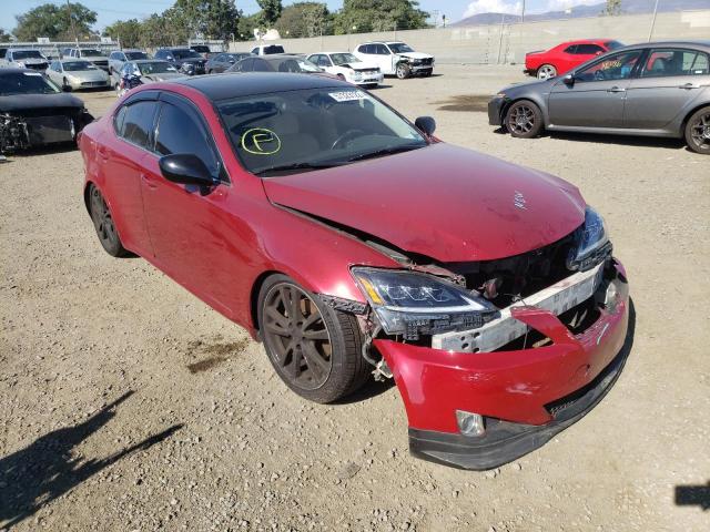 JTHBK262082070927 - 2008 LEXUS IS 250 MAROON photo 1