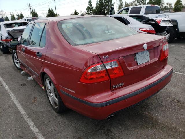 YS3EH49G053515293 - 2005 SAAB 9-5 AERO RED photo 3