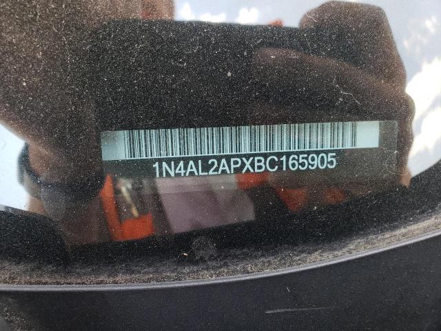 1N4AL2APXBC165905 - 2011 NISSAN ALTIMA BAS BLACK photo 10