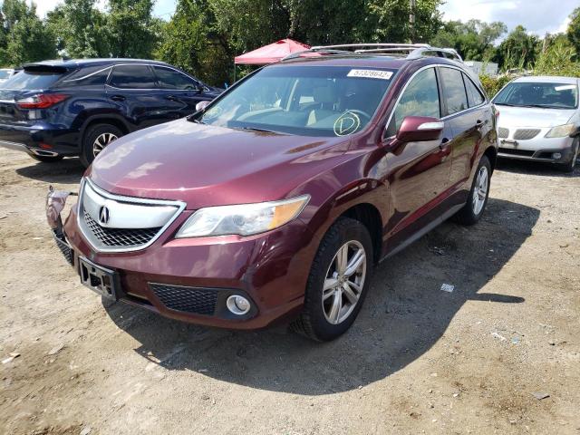 5J8TB3H5XDL003583 - 2013 ACURA RDX TECHNO MAROON photo 2