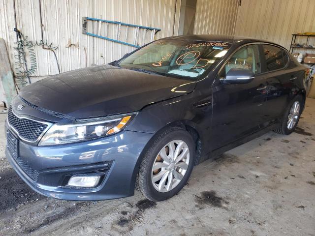 5XXGN4A7XFG407396 - 2015 KIA OPTIMA EX GRAY photo 2