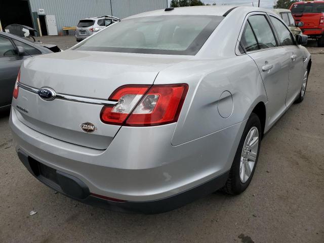 1FAHP2DW7BG144959 - 2011 FORD TAURUS SILVER photo 4