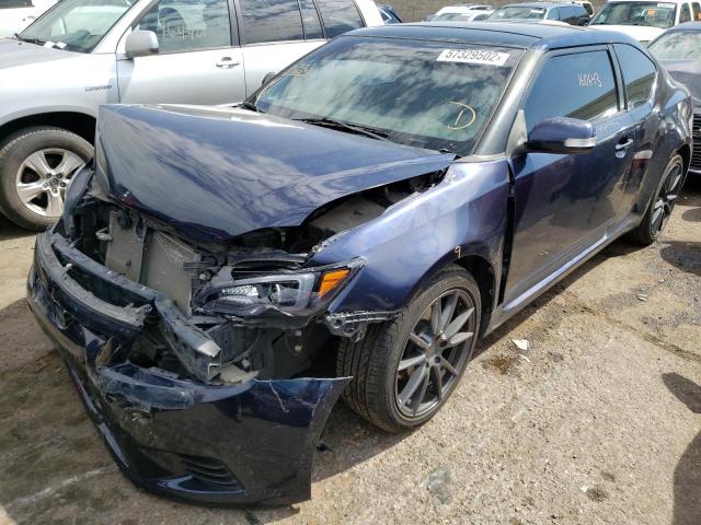 JTKJF5C72B3008037 - 2011 TOYOTA SCION TC ლურჯი ფოტო 2