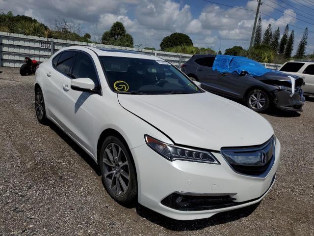 19UUB2F75GA000612 - 2016 ACURA TLX ADVANC WHITE photo 1