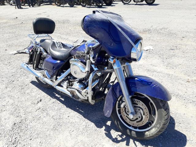 1HD1KBW1X6Y627713 - 2006 HARLEY-DAVIDSON FLHXI BLUE photo 1