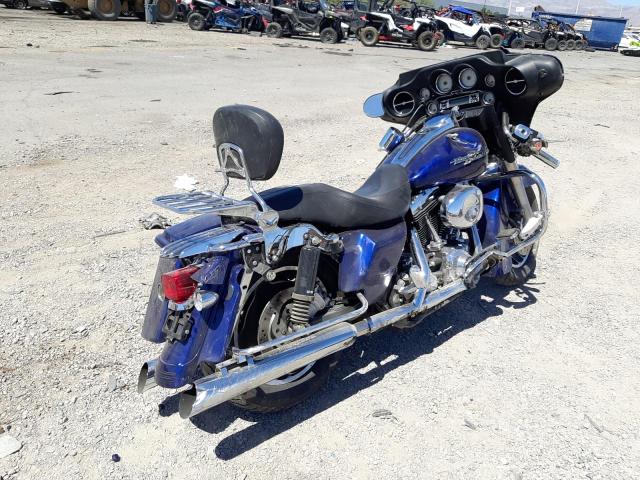 1HD1KBW1X6Y627713 - 2006 HARLEY-DAVIDSON FLHXI BLUE photo 4