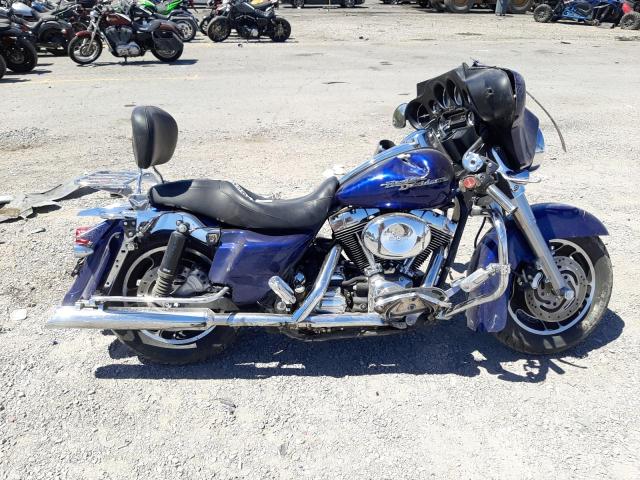 1HD1KBW1X6Y627713 - 2006 HARLEY-DAVIDSON FLHXI BLUE photo 9