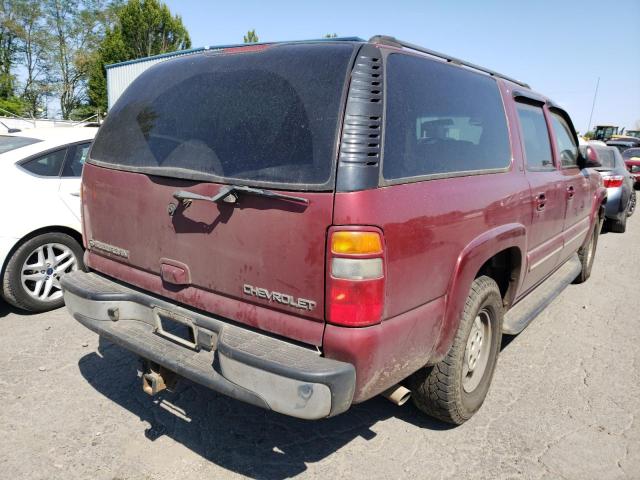 1GNFK16Z73J250003 - 2003 CHEVROLET SUBURBAN K BURGUNDY photo 4