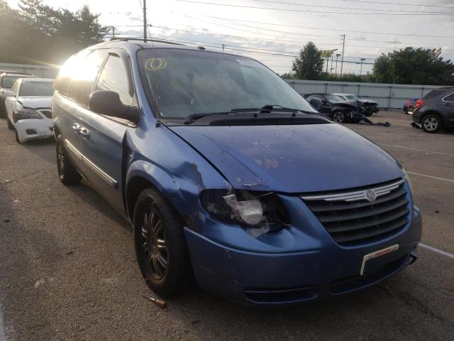 2A4GP54L97R278952 - 2007 CHRYSLER TOWN & COU BLUE photo 1