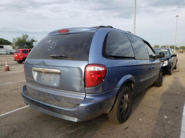 2A4GP54L97R278952 - 2007 CHRYSLER TOWN & COU BLUE photo 4