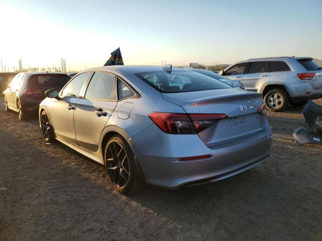 2HGFE2F54NH566595 - 2022 HONDA CIVIC SPOR GRAY photo 3