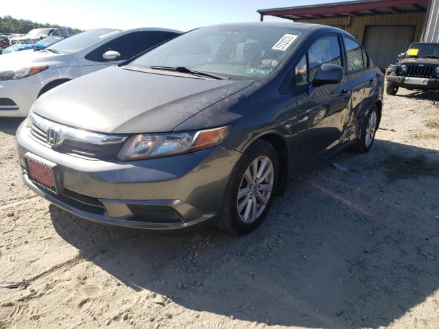 2HGFB2F97CH518548 - 2012 HONDA CIVIC EXL 石墨色 照片 2