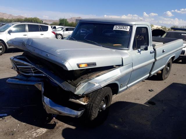 F25YRD26190 - 1968 FORD PICKUP BLUE photo 2